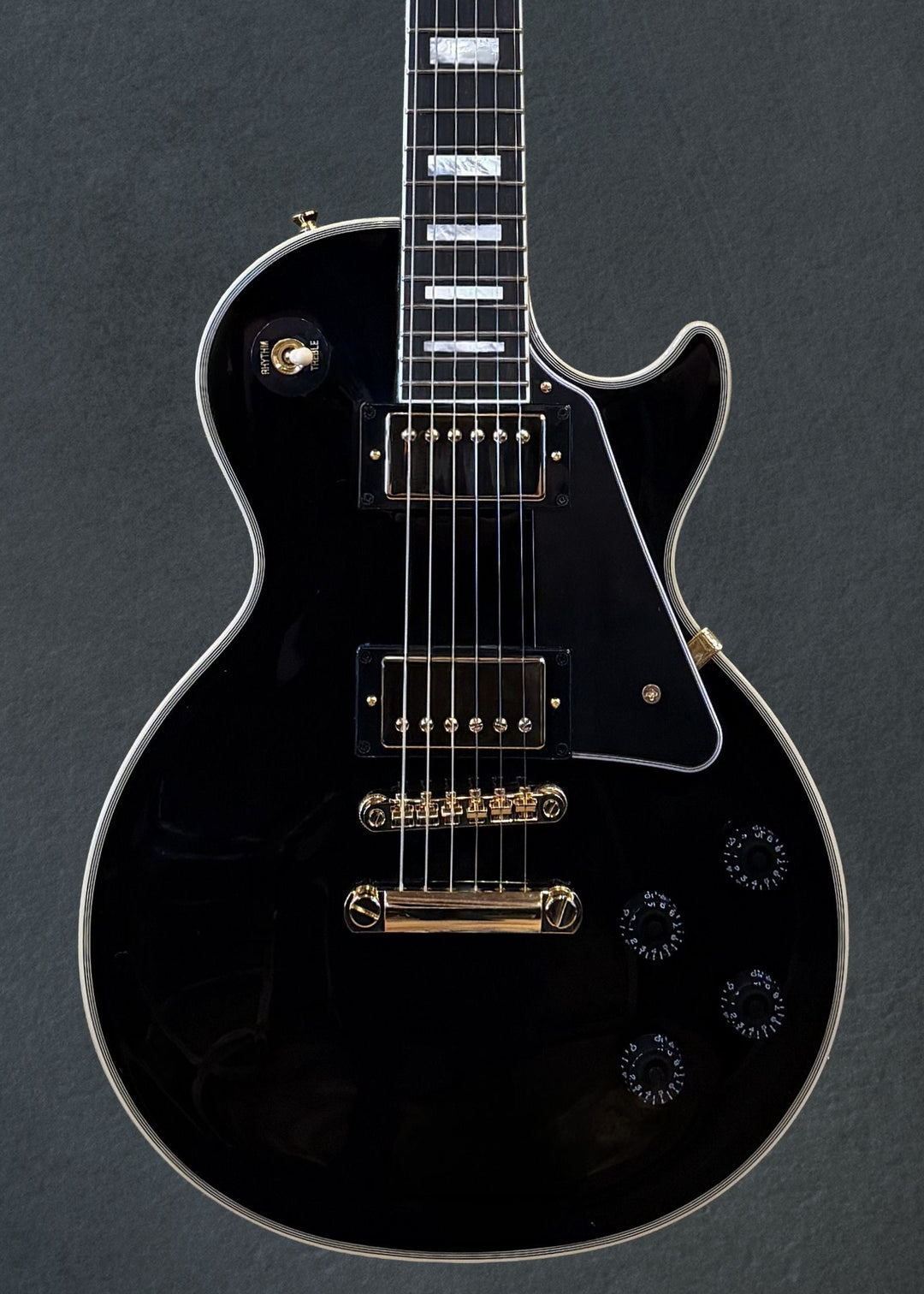 "Inspired by Gibson Custom" Les Paul Custom - Ebony