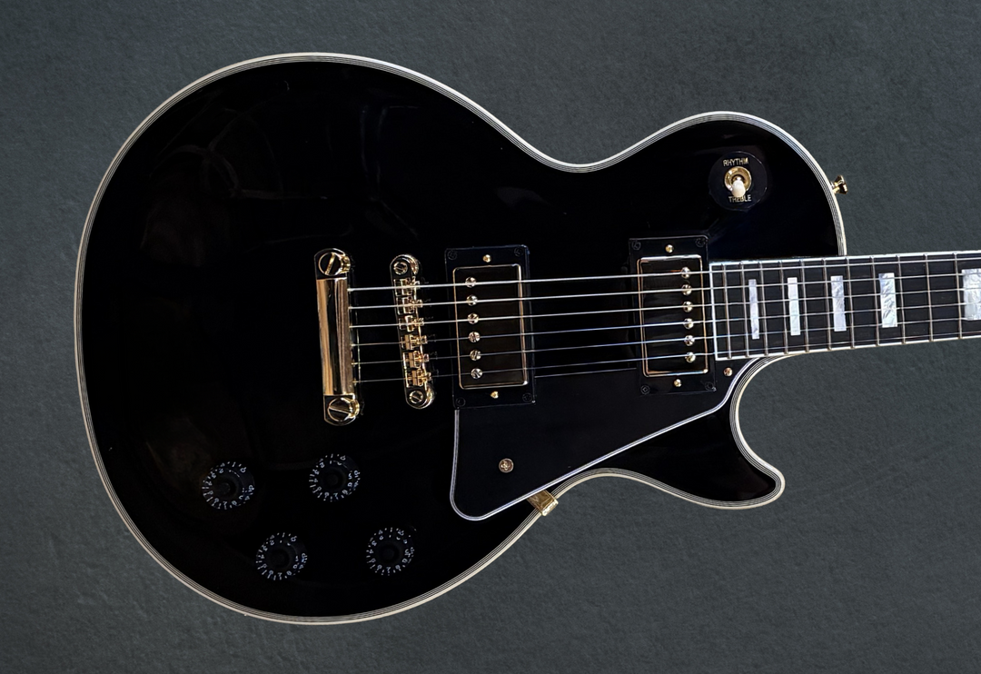 "Inspired by Gibson Custom" Les Paul Custom - Ebony