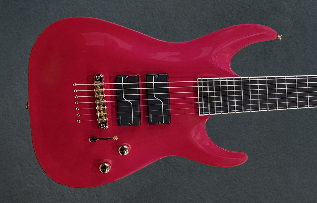 Grantson エレキギター バーガンディ Stephen Carpenter Signature SC-607 Baritone - Magenta – Dave's