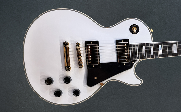 "Inspired by Gibson Custom" Les Paul Custom - Alpine White