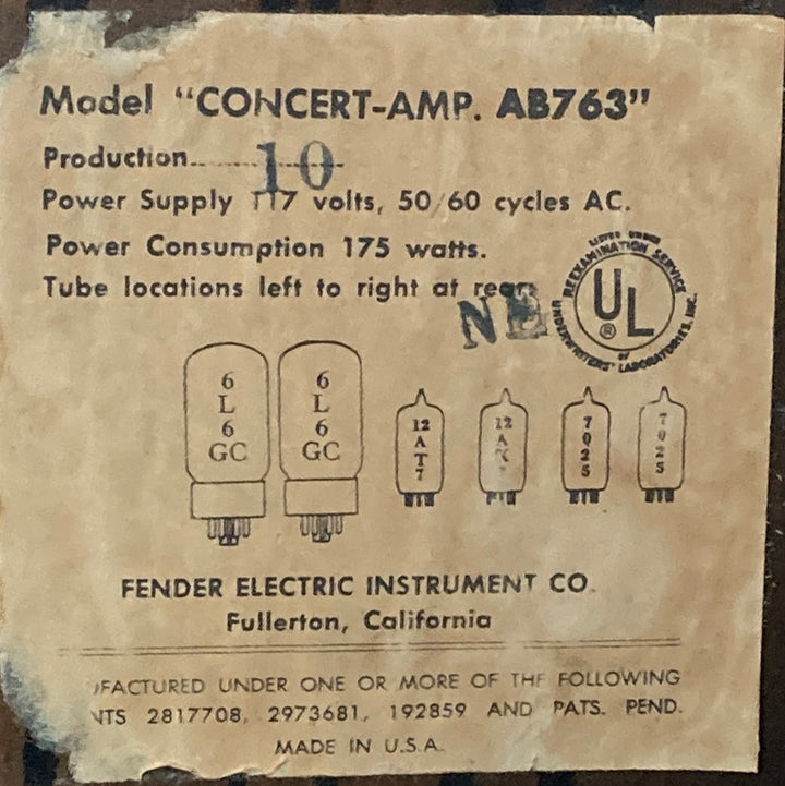 Used Concert-Amp, '64