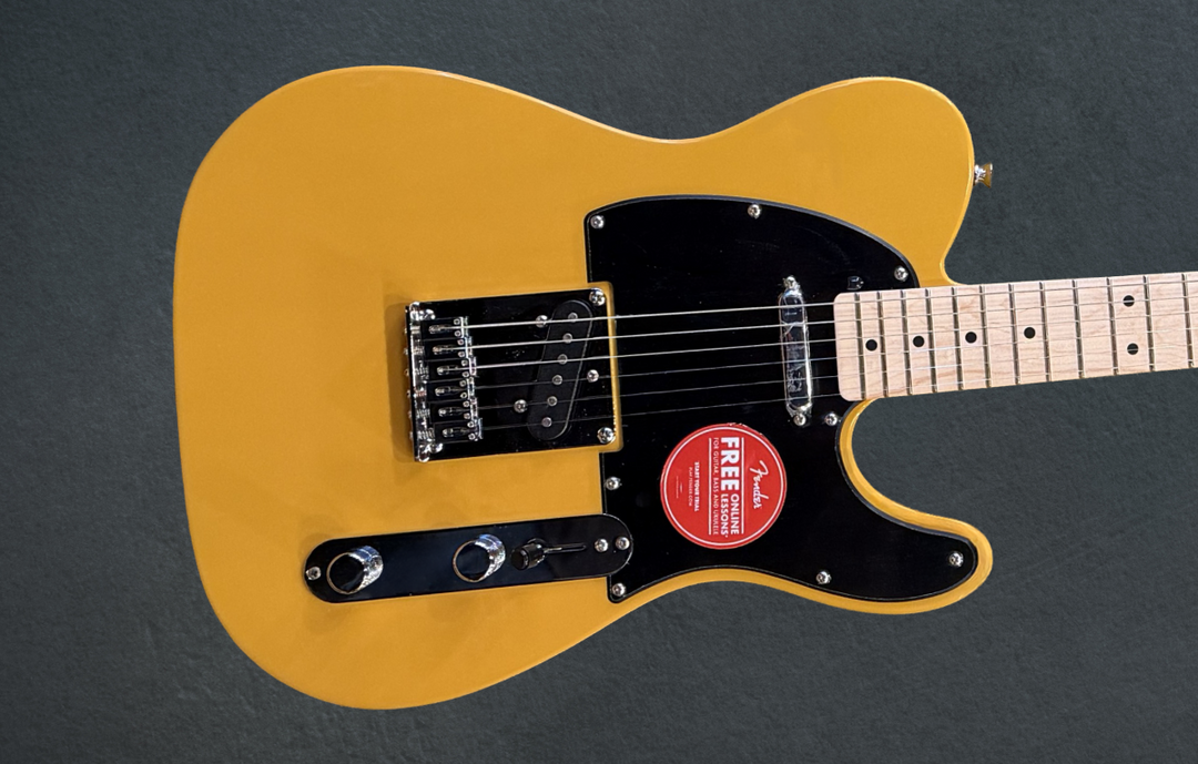 Sonic Telecaster - Butterscotch Blonde w/Maple