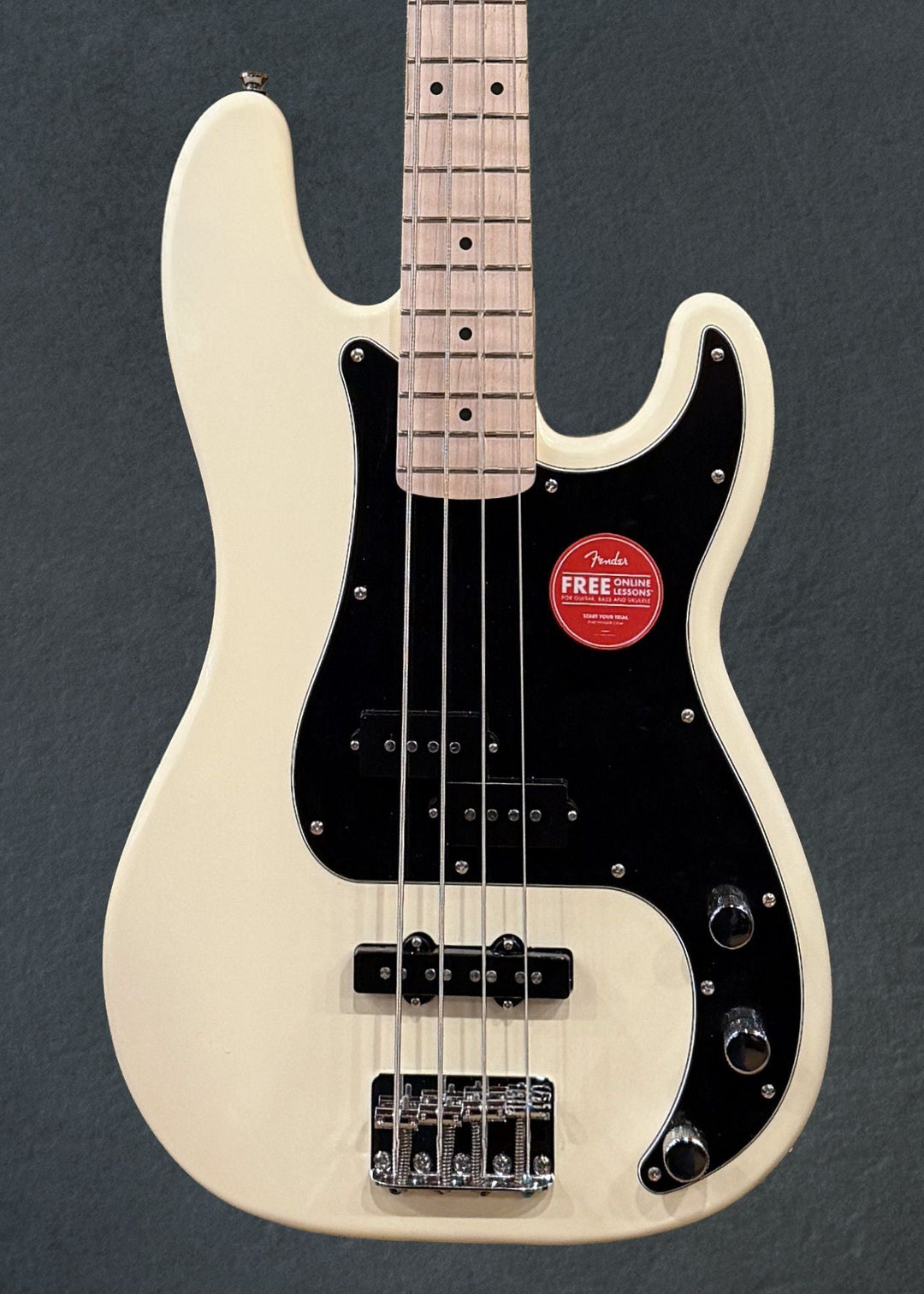 Affinity Series Precision Bass PJ - Olympic White w/Maple