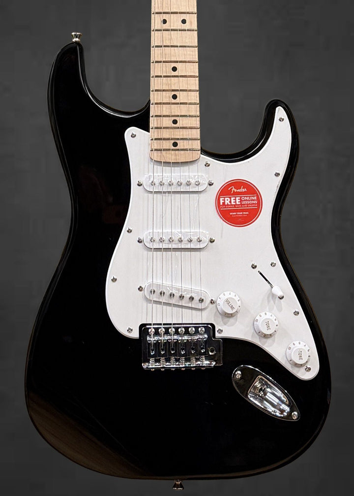 Sonic Stratocaster - Black w/Maple