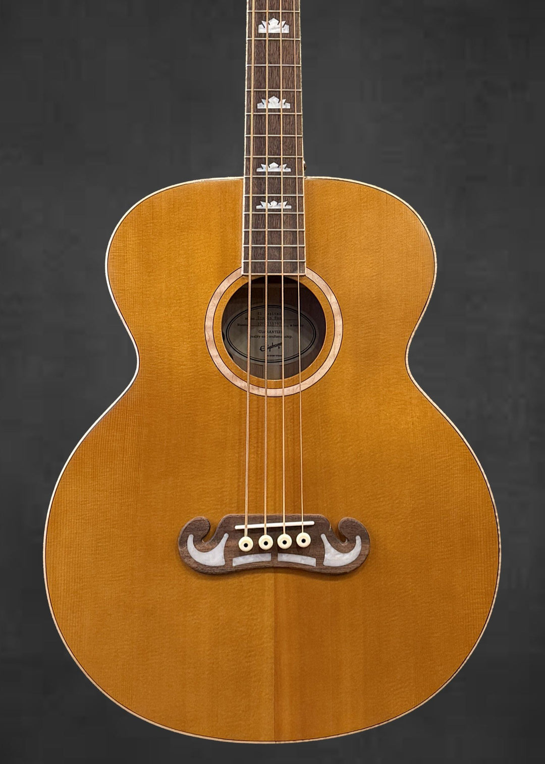 El Capitan J-200 Studio Bass - Aged Vintage Natural