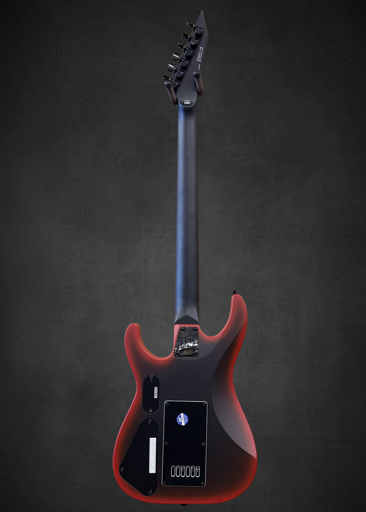 M-6 Evertune 30 Black Metal - Black Red Burst Satin