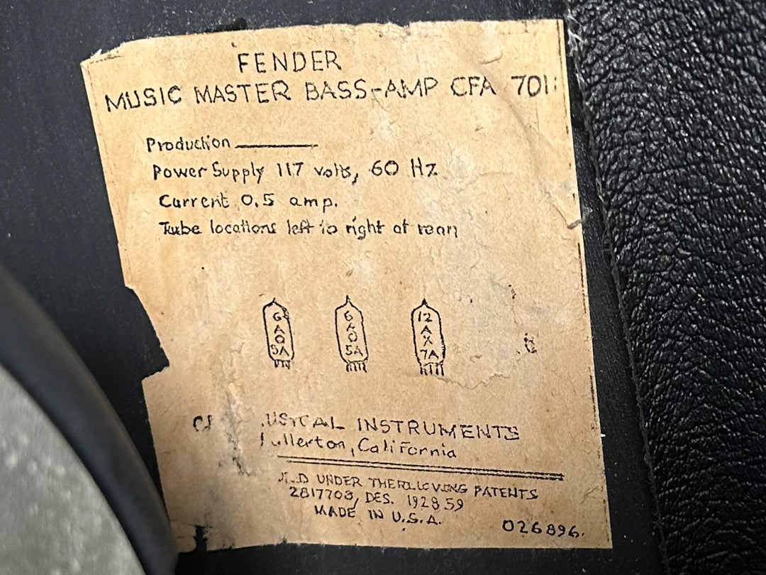 USED Musicmaster Bass Combo, 70s