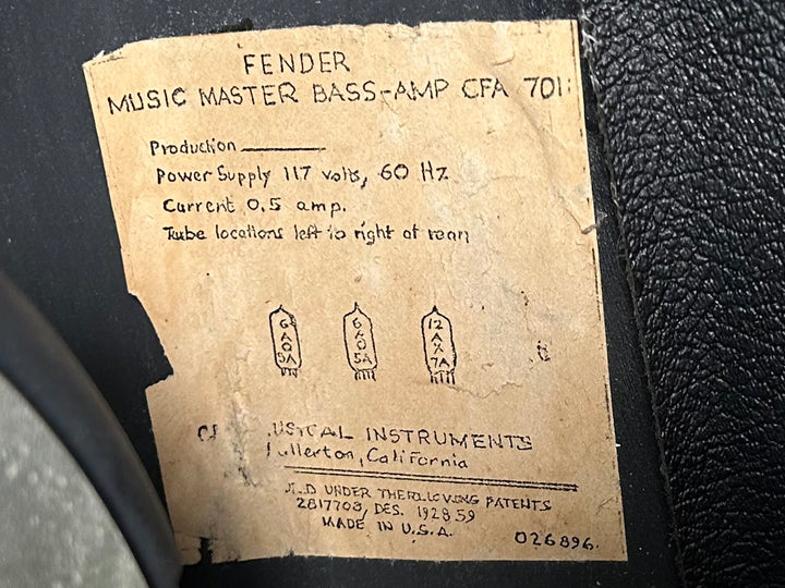 USED Musicmaster Bass Combo, 70s