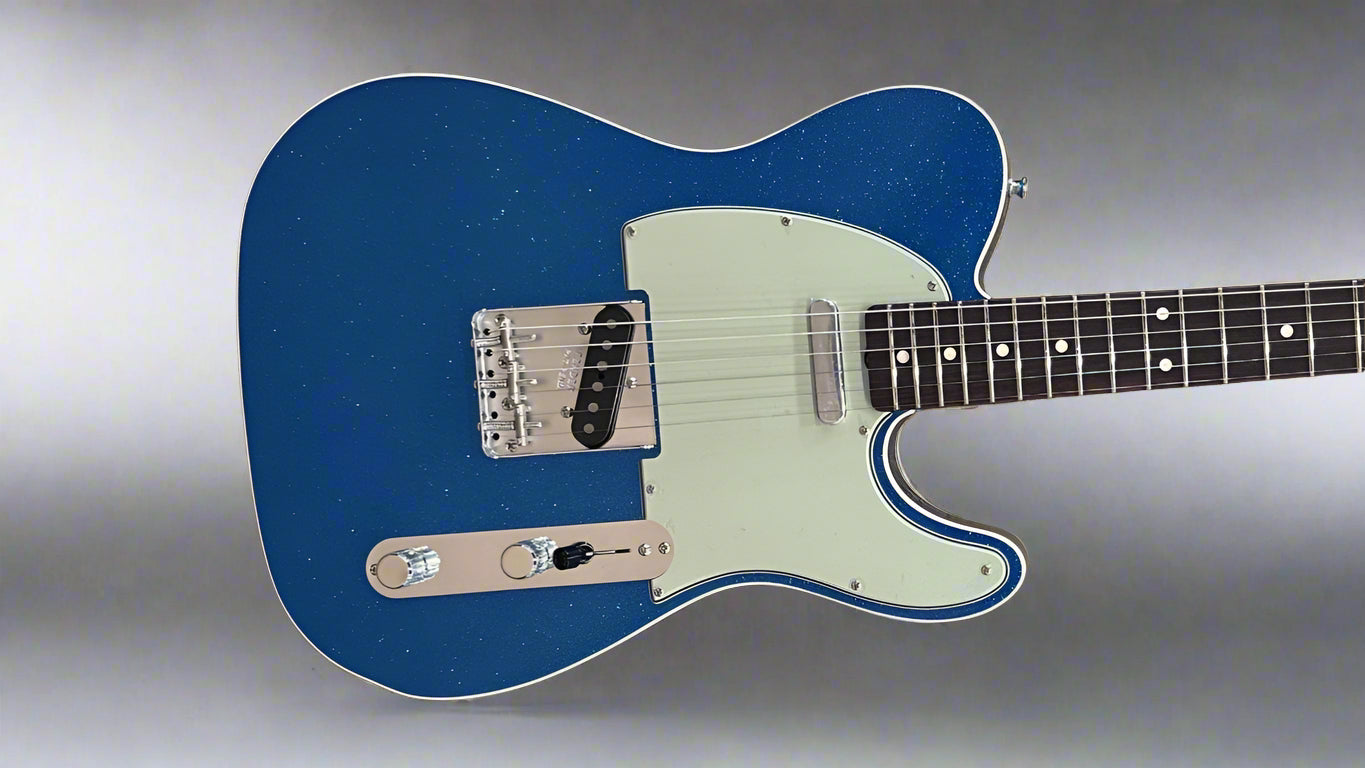 1960 NOS Tele Custom - Blue Sparkle – Dave's Guitar Shop
