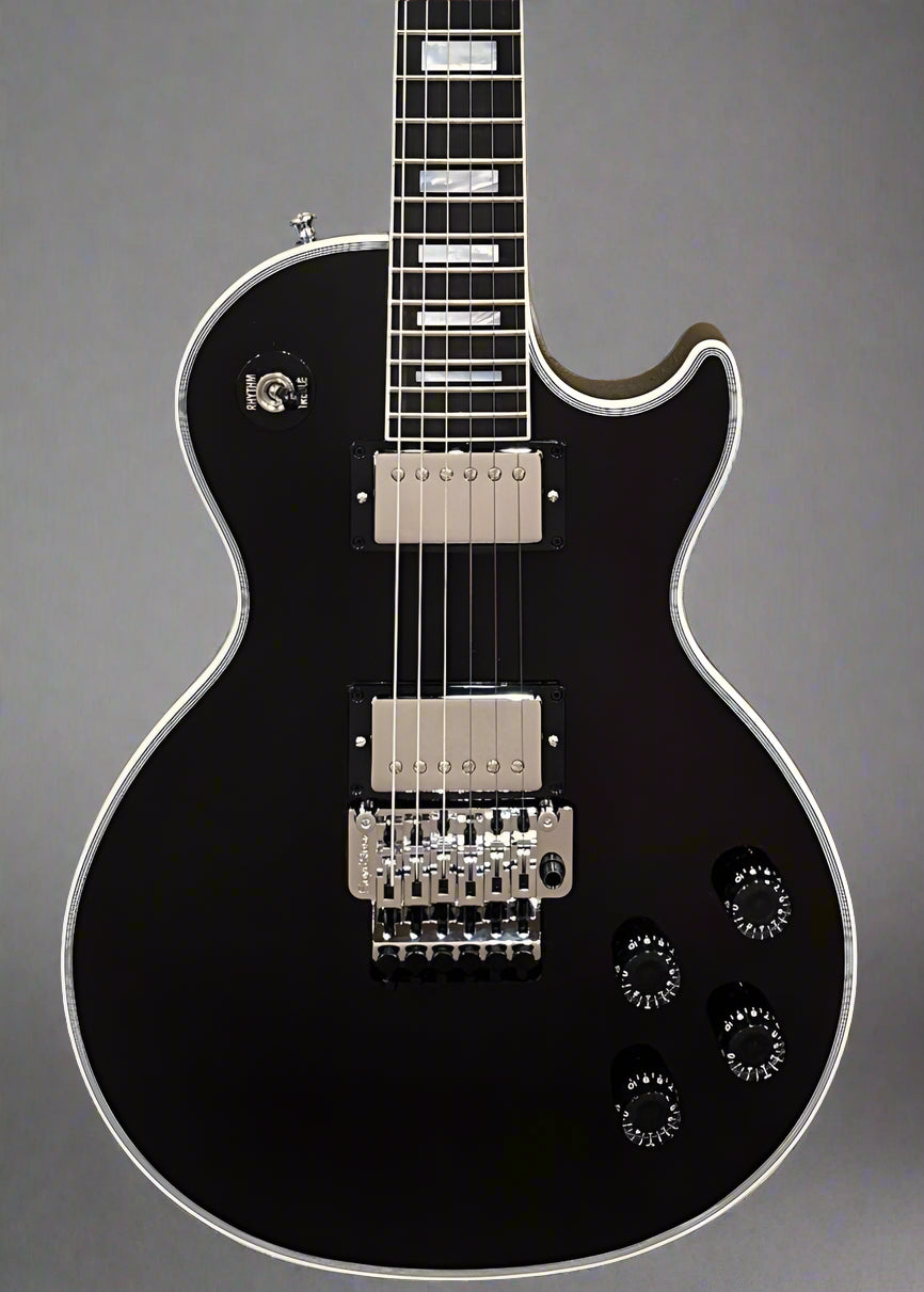 Les Paul Axcess Custom - Gloss Ebony w/Floyd Rose and no Apex Volute