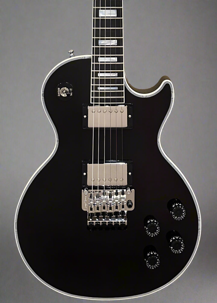 Les Paul Axcess Custom - Gloss Ebony w/Floyd Rose and no Apex Volute