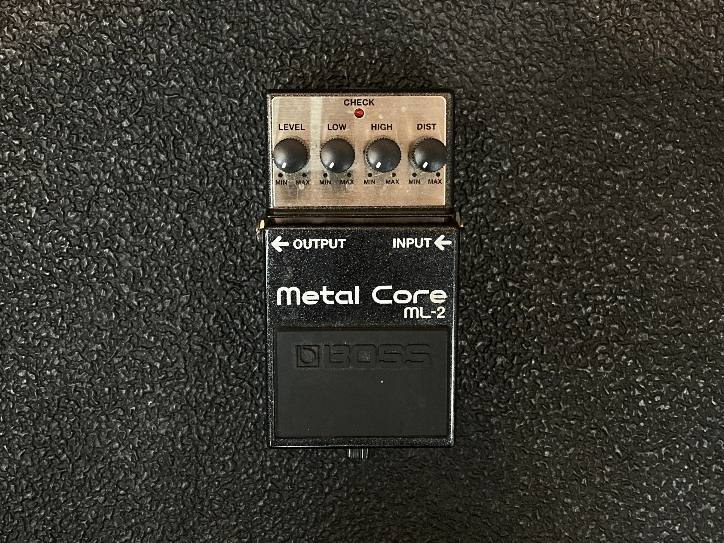 ギター BOSS l Core ML-2 Boss ML-2 Metal Core Distortion Pedal with Power Supply and Cable