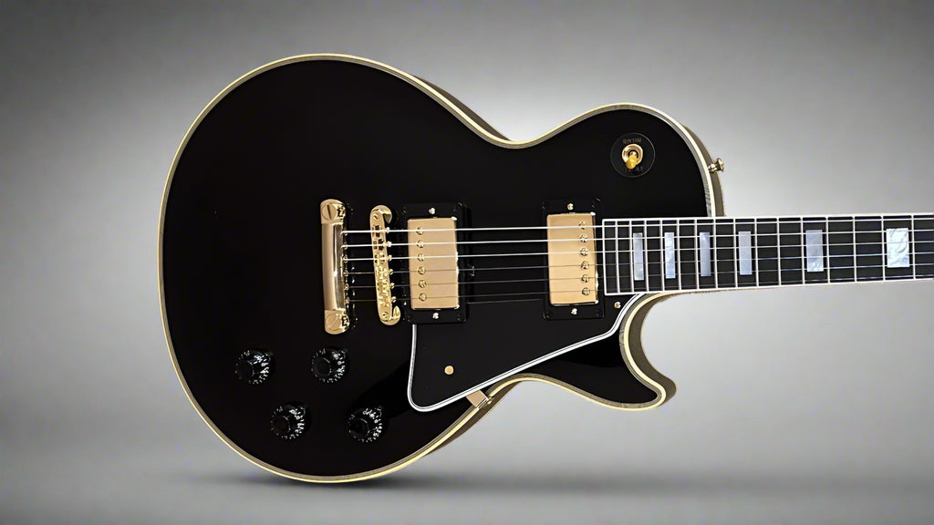 1957 Les Paul Custom Reissue - VOS Ebony 2 Pickup – Dave's Guitar Shop