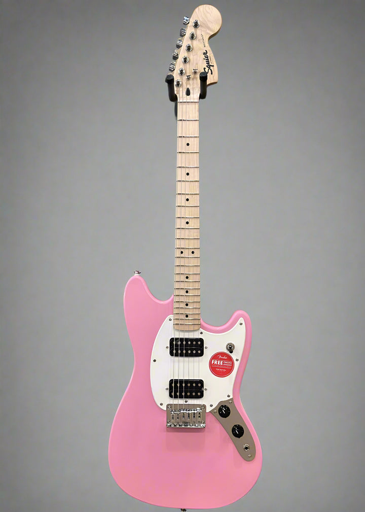 Sonic Mustang HH - Flash Pink w/Maple