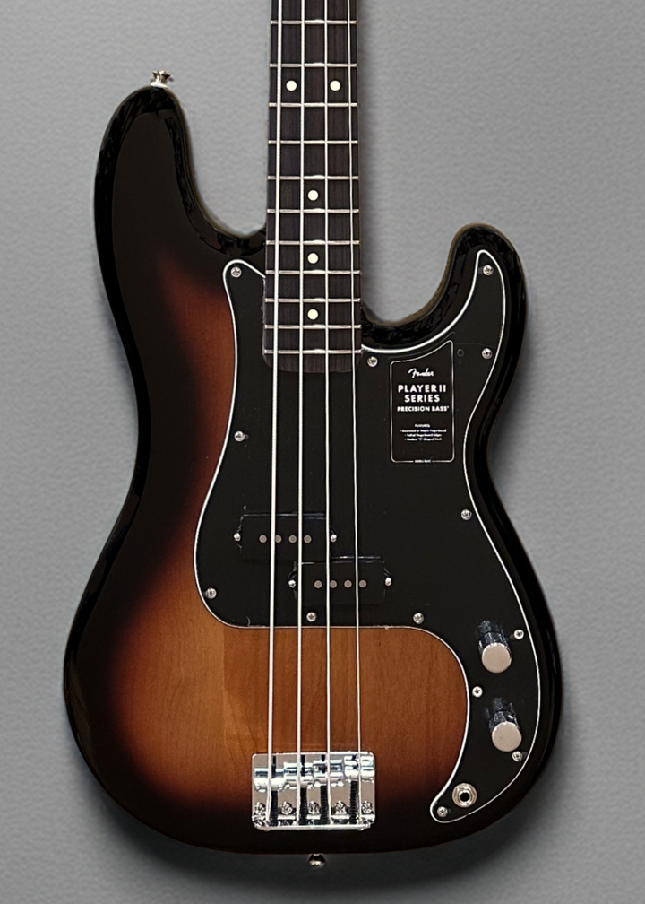 Player II Precision Bass - 3 Color Sunburst w/Rosewood