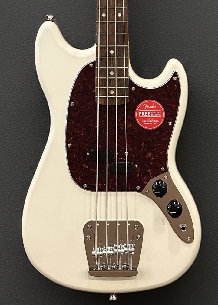 Classic Vibe 60’s Mustang Bass - Olympic White