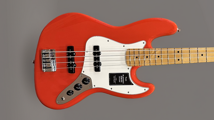 Player II Jazz Bass - Coral Red w/Maple