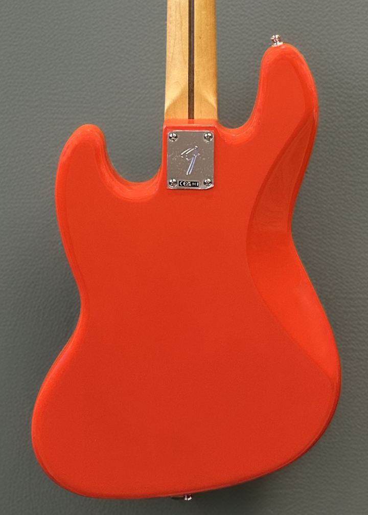 Player II Jazz Bass - Coral Red w/Maple