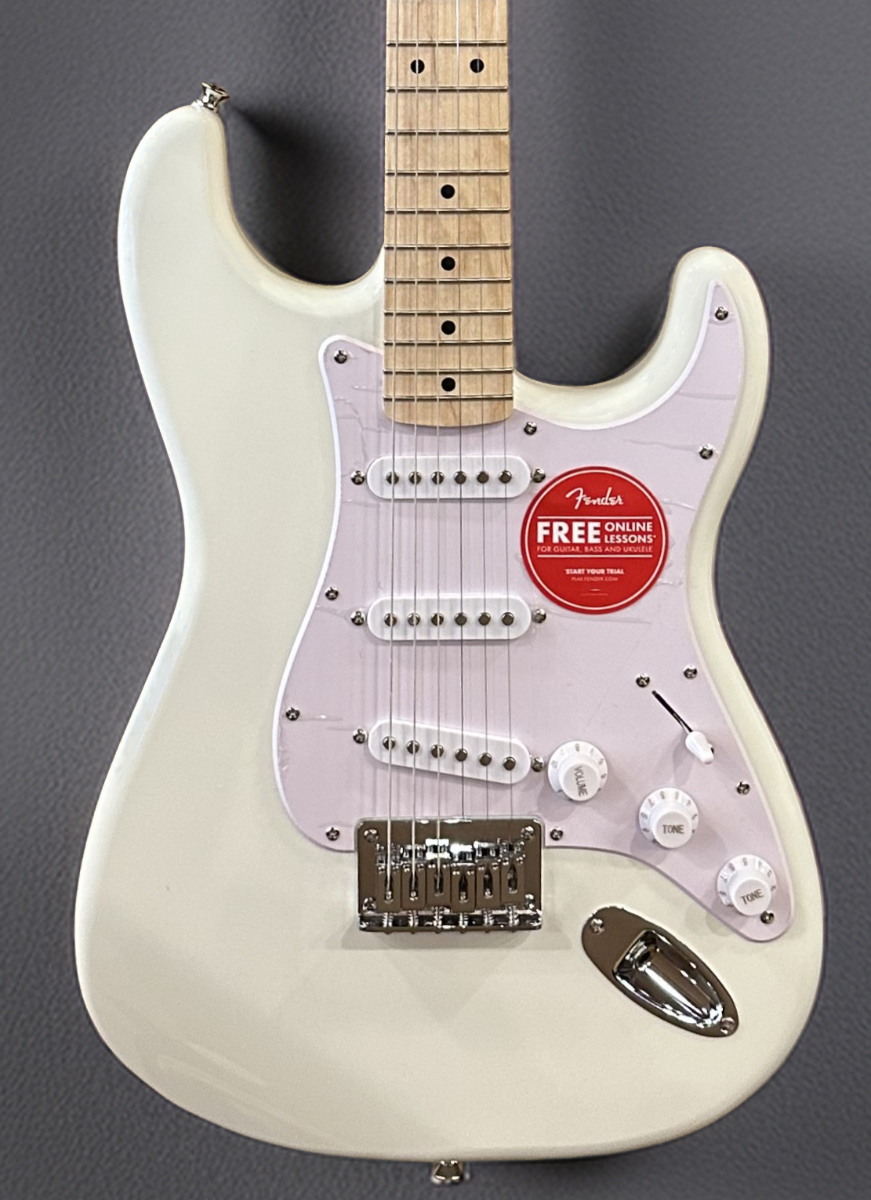 Sonic Stratocaster HT - Arctic White w/Maple