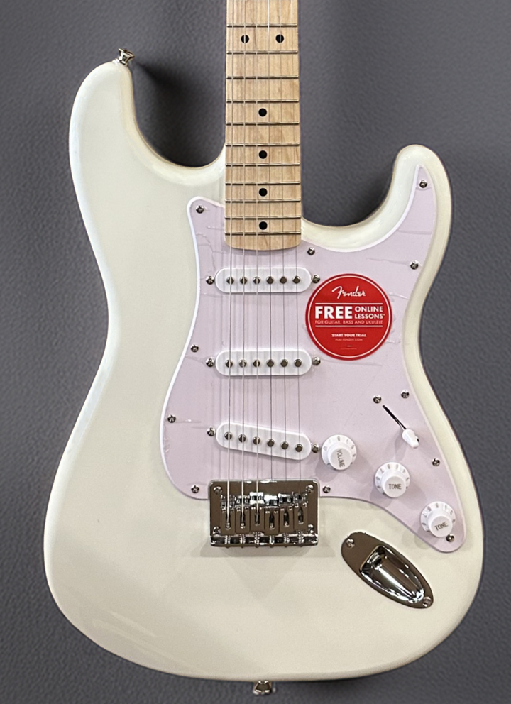 Sonic Stratocaster HT - Arctic White w/Maple