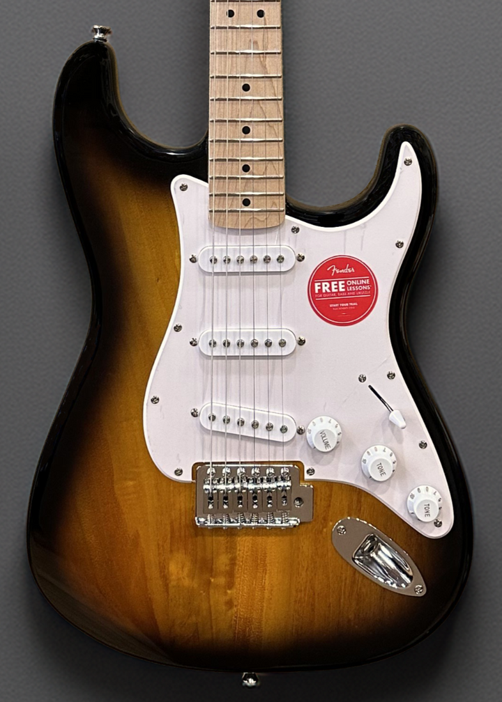 Sonic Stratocaster - Two Color Sunburst w/Maple