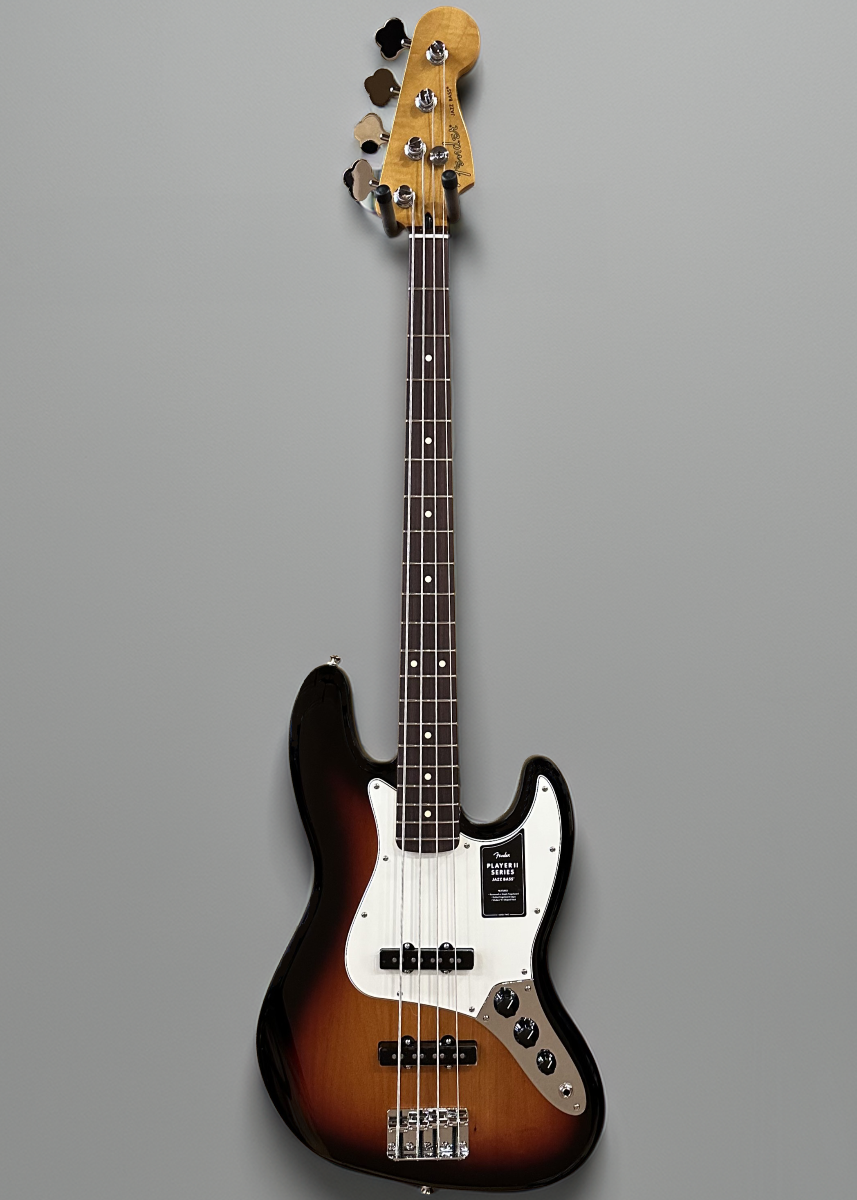 Player II Jazz Bass - 3 Color Sunburst w/Rosewood