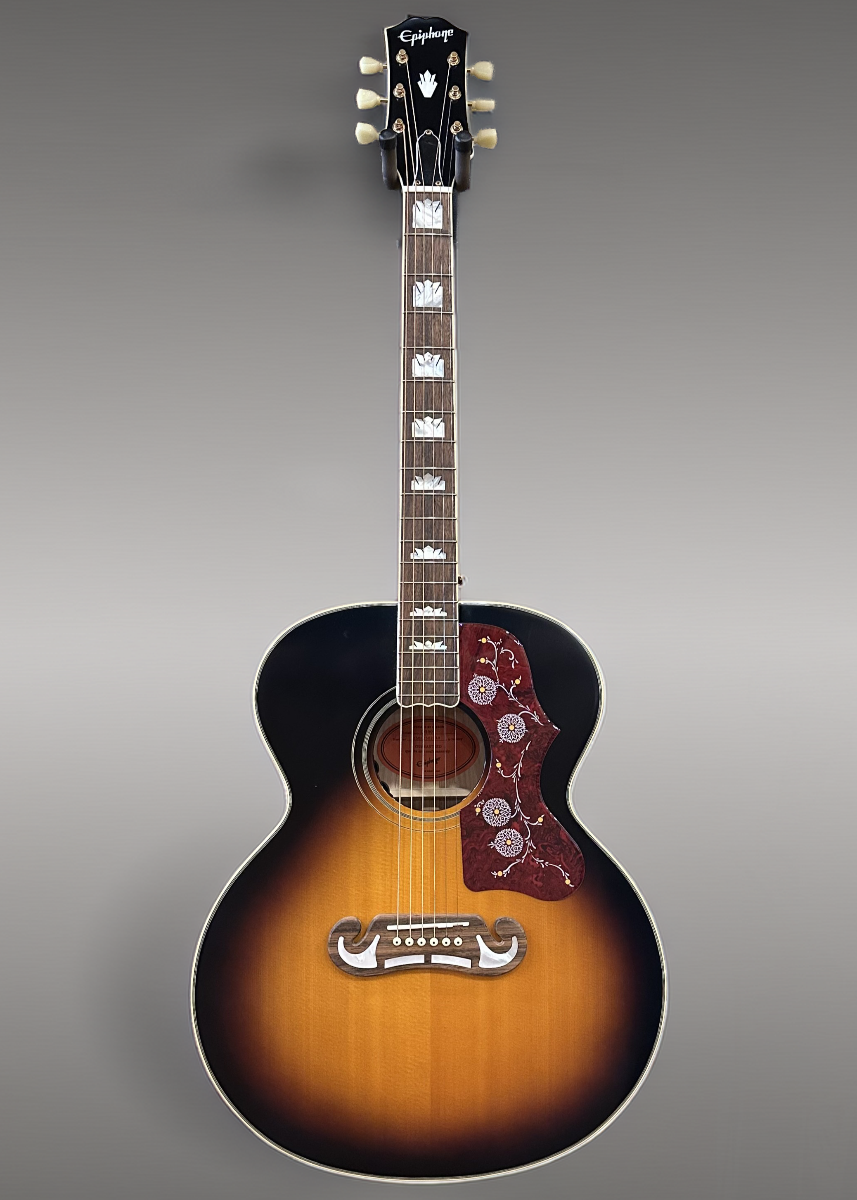 "Inspired by Gibson" J-200 - Aged Gloss Vintage Sunburst