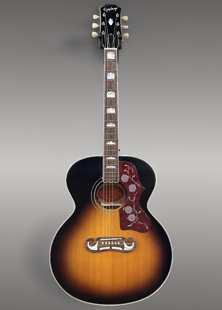 "Inspired by Gibson" J-200 - Aged Gloss Vintage Sunburst