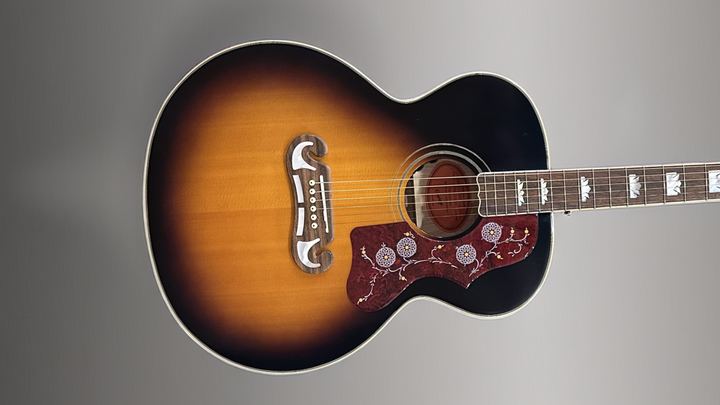 "Inspired by Gibson" J-200 - Aged Gloss Vintage Sunburst