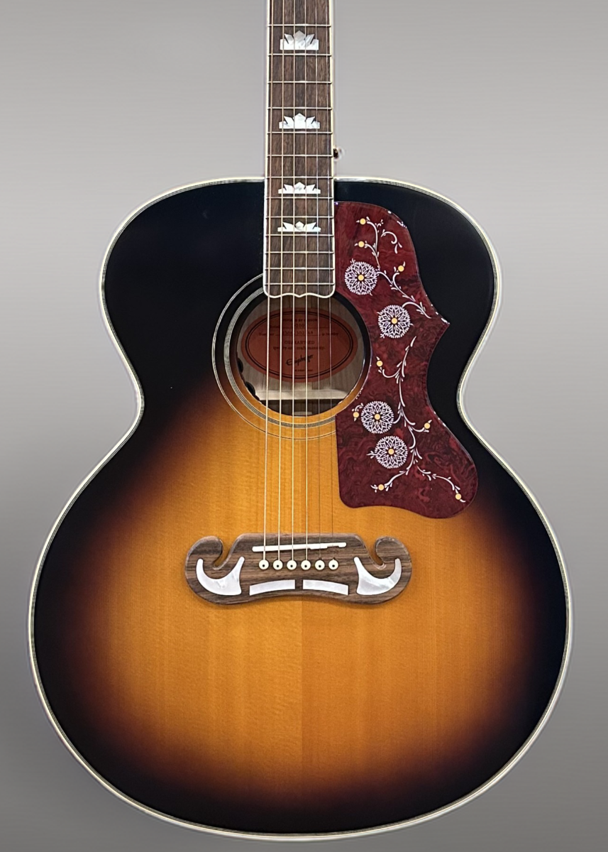 "Inspired by Gibson" J-200 - Aged Gloss Vintage Sunburst