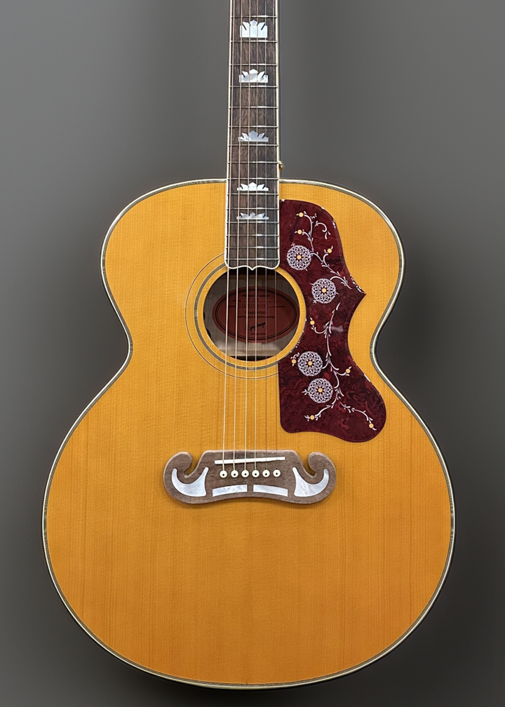 "Inspired by Gibson" J-200 - Aged Gloss Antique Natural