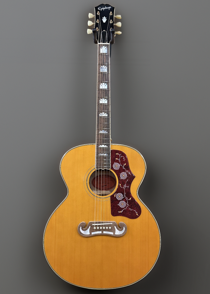 "Inspired by Gibson" J-200 - Aged Gloss Antique Natural