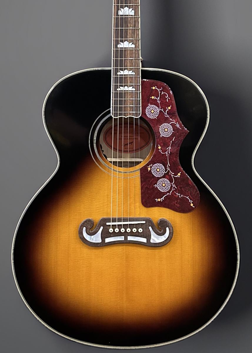 "Inspired by Gibson" J-200 - Aged Gloss Vintage Sunburst