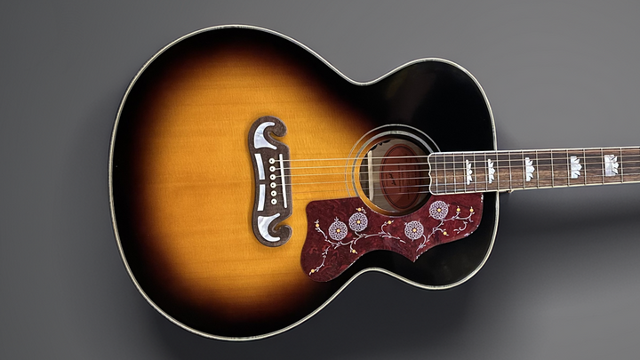 "Inspired by Gibson" J-200 - Aged Gloss Vintage Sunburst
