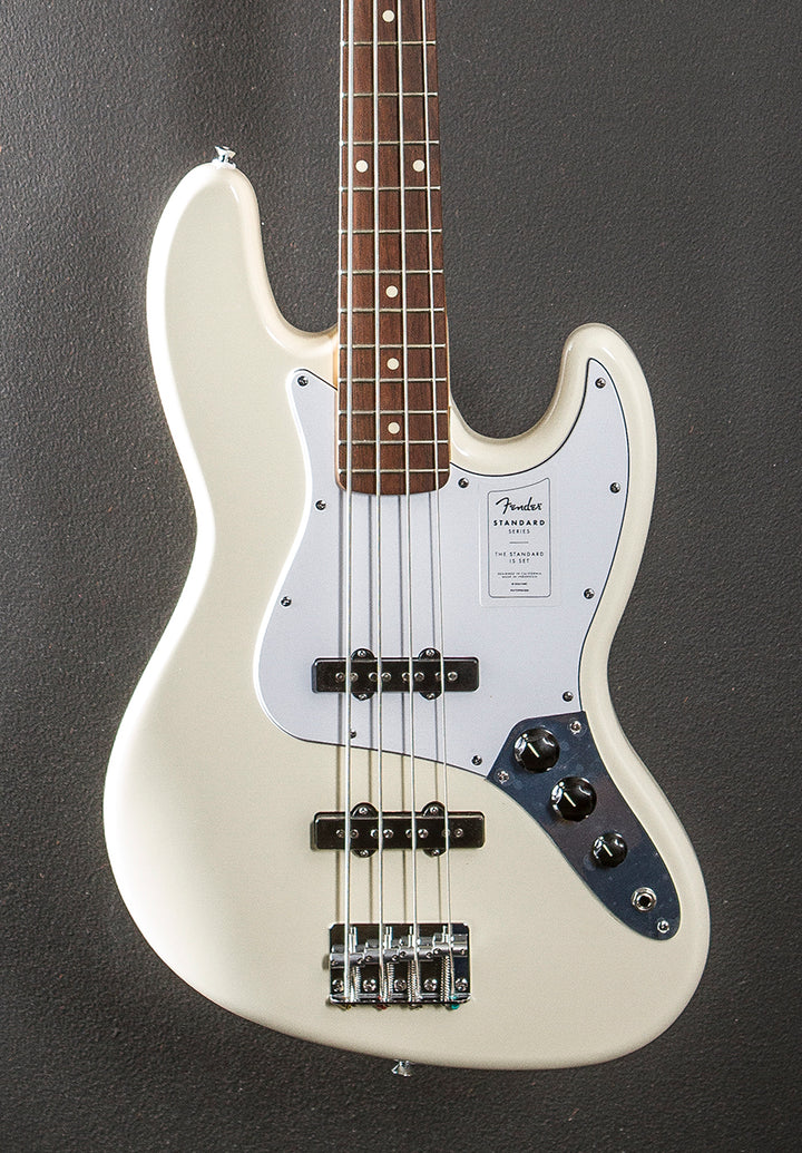 Standard Jazz Bass - Olympic White w/Indian Laurel