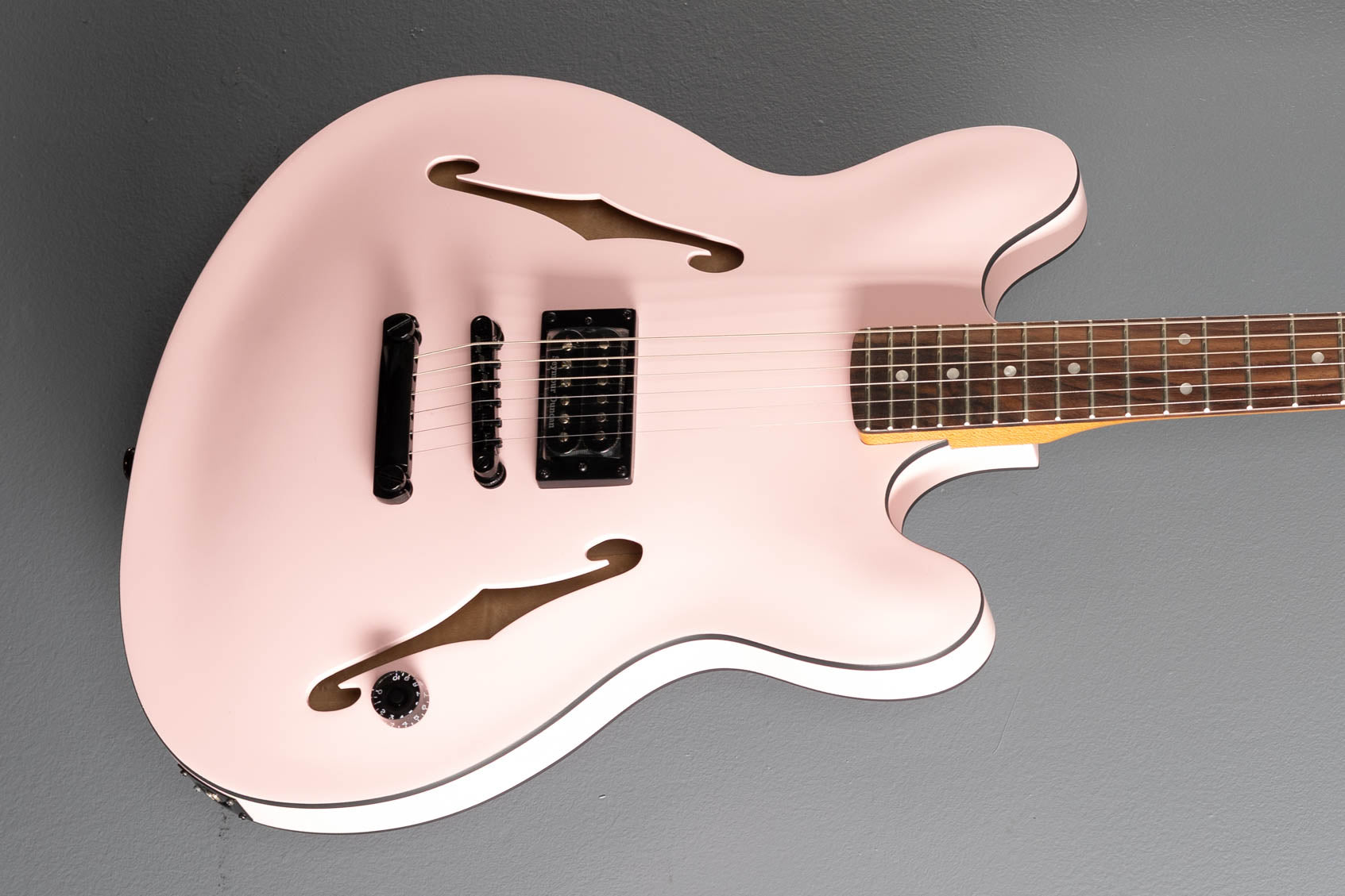 Pink semi hollow guitar hotsell