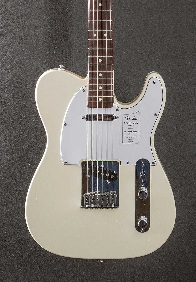 Standard Telecaster - Olympic White w/Indian Laurel – Dave's