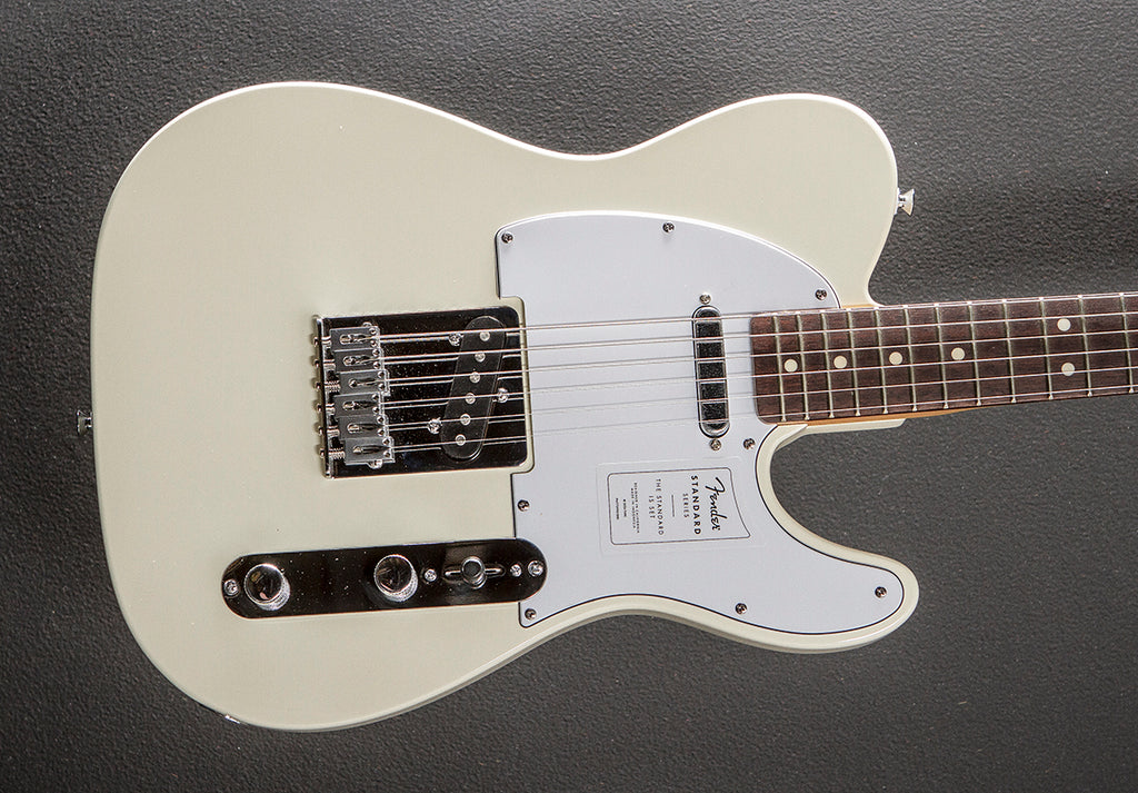 Standard Telecaster - Olympic White w/Indian Laurel – Dave's