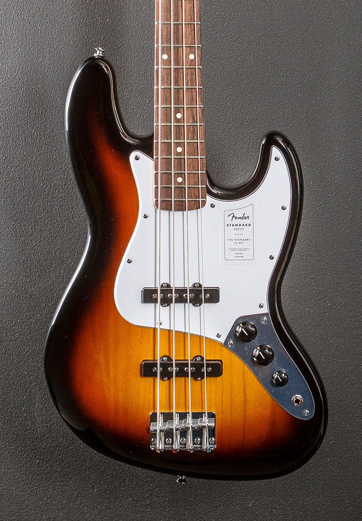 Standard Jazz Bass - 3 Color Sunburst w/Indian Laurel