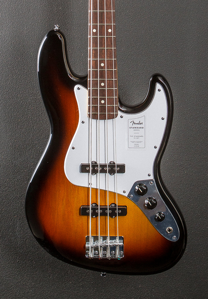 Standard Jazz Bass - 3 Color Sunburst w/Indian Laurel