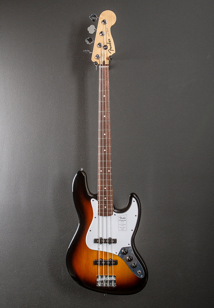 Standard Jazz Bass - 3 Color Sunburst w/Indian Laurel