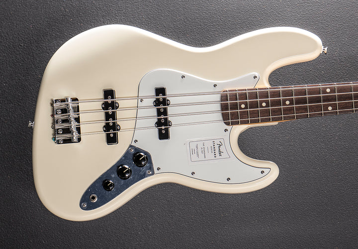 Standard Jazz Bass - Olympic White w/Indian Laurel