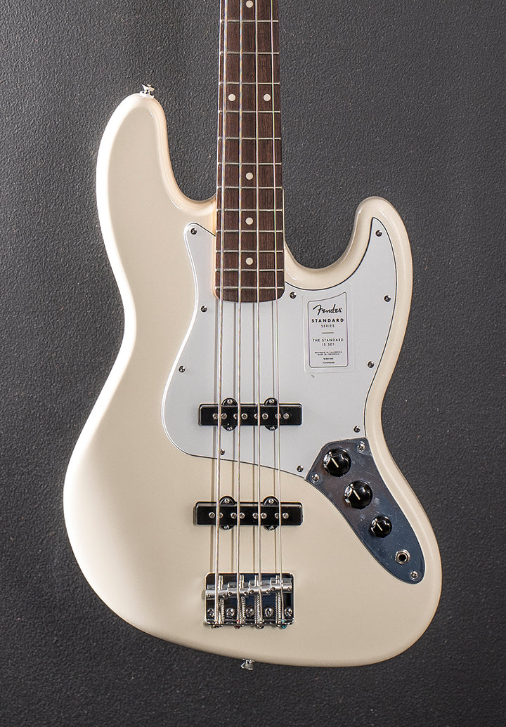 Standard Jazz Bass - Olympic White w/Indian Laurel