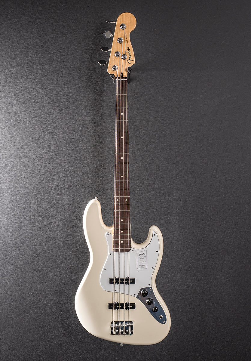 Standard Jazz Bass - Olympic White w/Indian Laurel