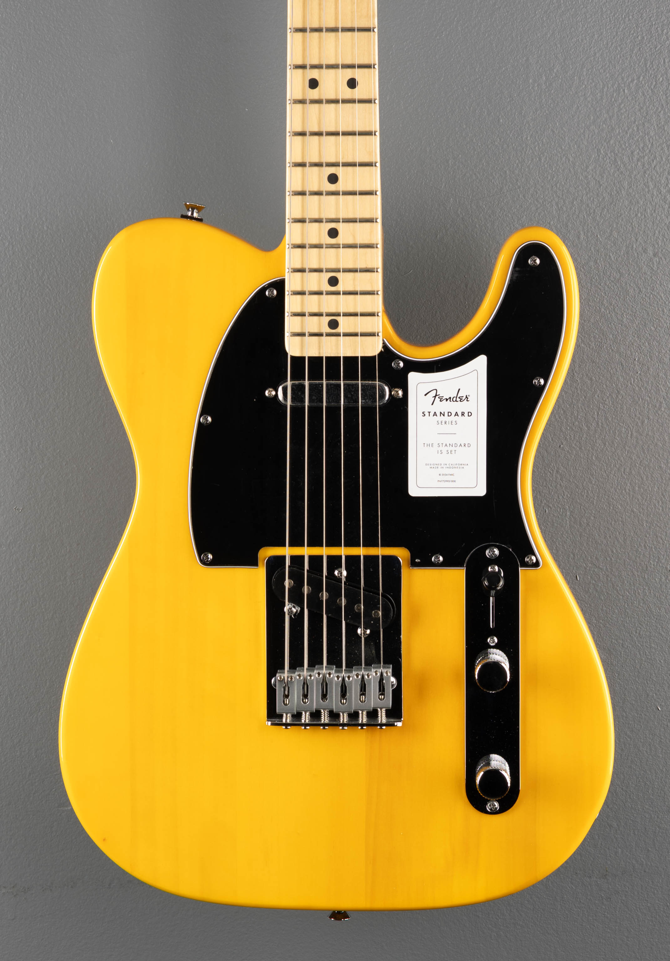 Standard Telecaster - Butterscotch Blonde w/Maple – Dave's Guitar Shop