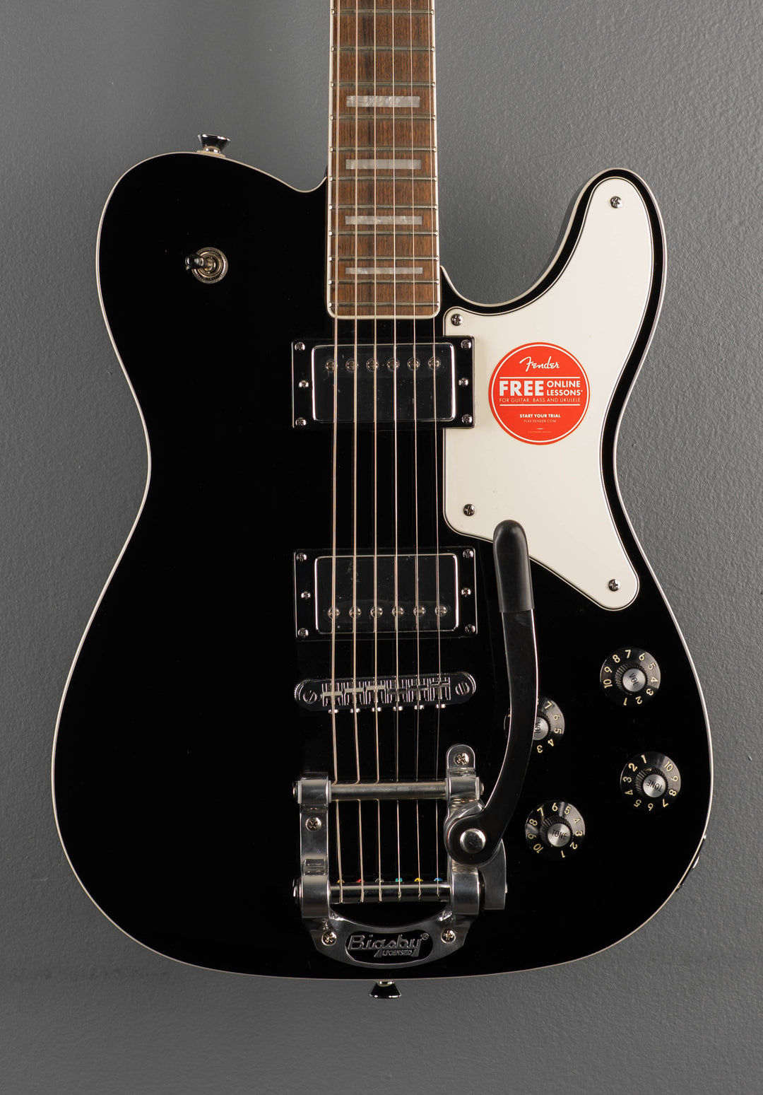 Paranormal Troublemaker Telecaster Deluxe Bigsby - Black