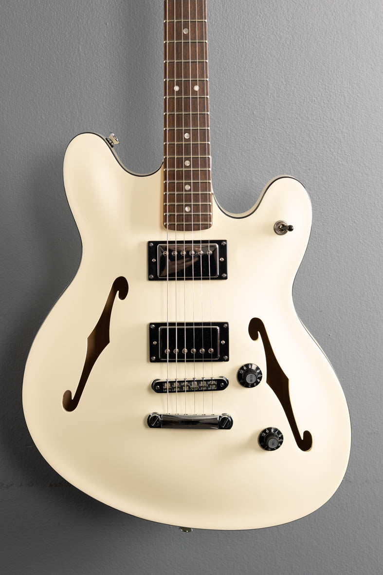 Affinity Series Starcaster Deluxe - Olympic White – Dave's Guitar Shop