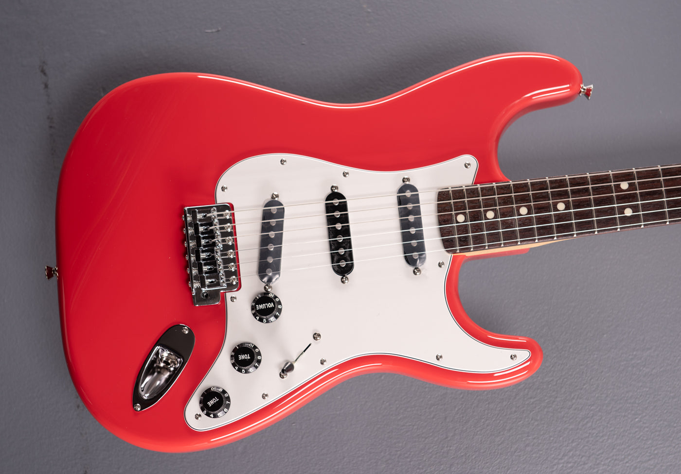 MIJ Limited International Color Stratocaster - Morocco Red