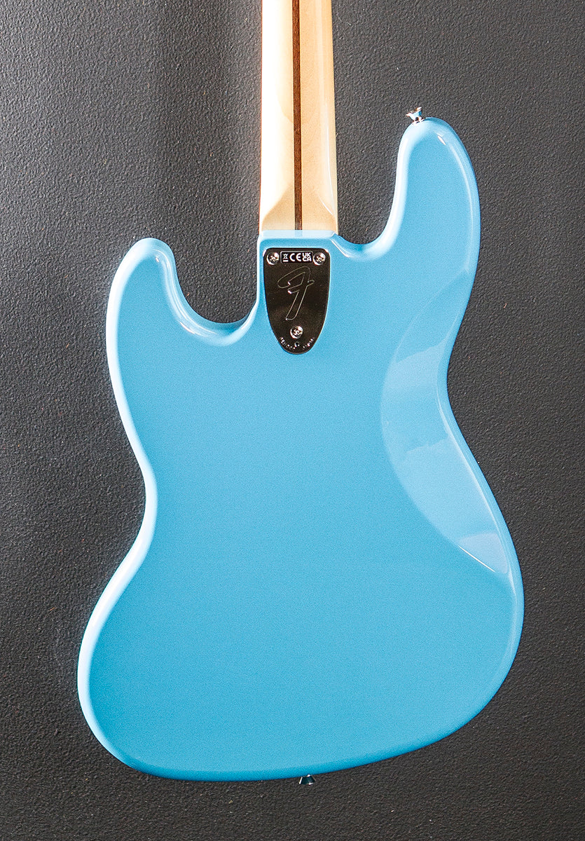 MIJ Limited International Color Jazz Bass - Maui Blue w/Maple