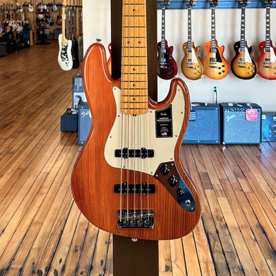 American Professional II Jazz Bass V - Roasted Pine w/Maple